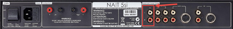 Intrare AV – Amplificator Integrat stereo