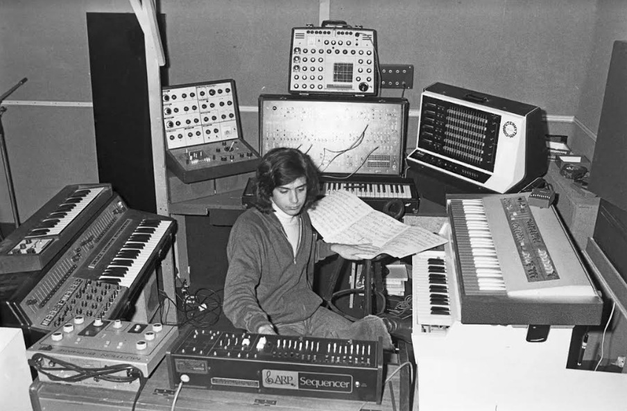 Jean Michel Jarre in studio