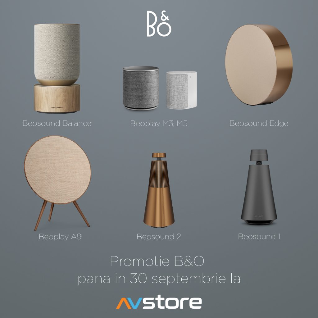 Promotie B&O la AVstore Promotie B&O la AVstore