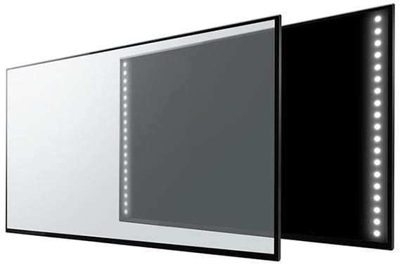 Edge Lit LED - sursa: displayninja.com